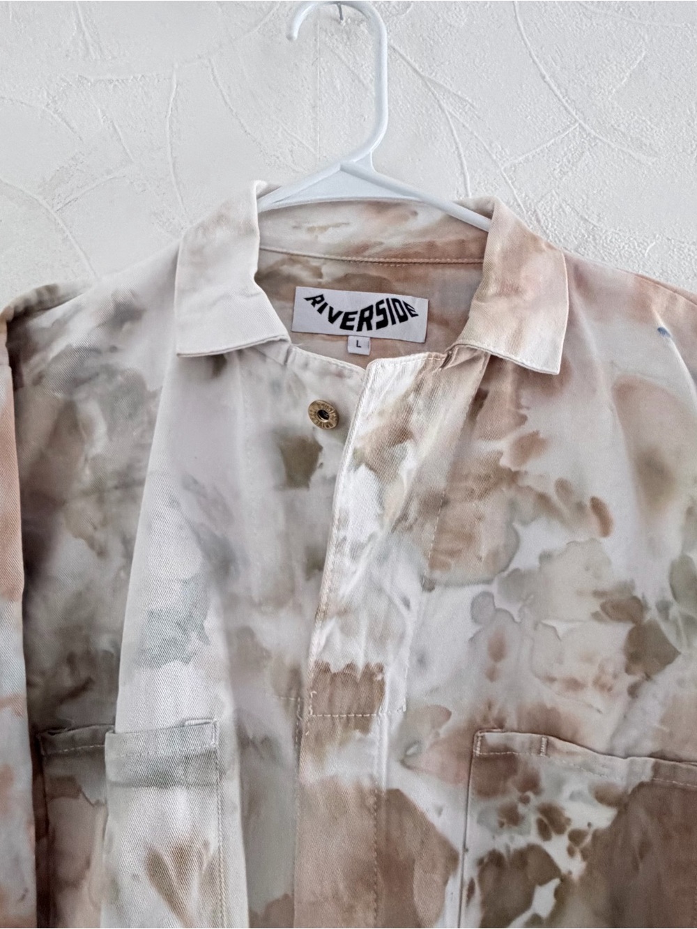 Free People Riverside Tie Dye Flight Suit - sz L - Picture 5 of 16